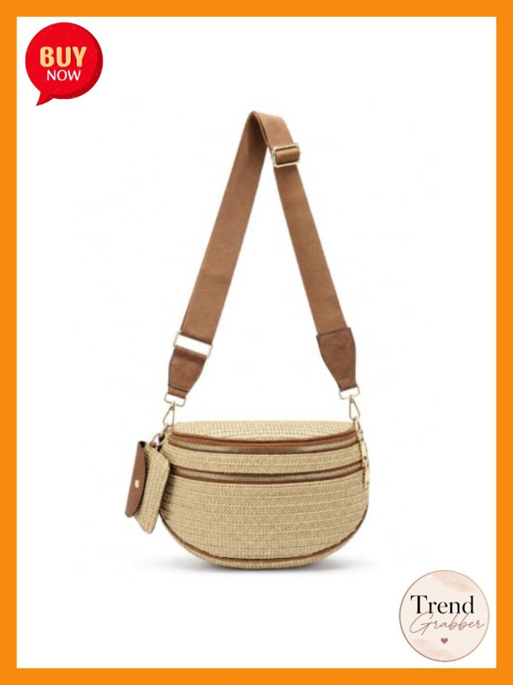 Nylon Crossbody Bum Bag Spacious Purse Travel